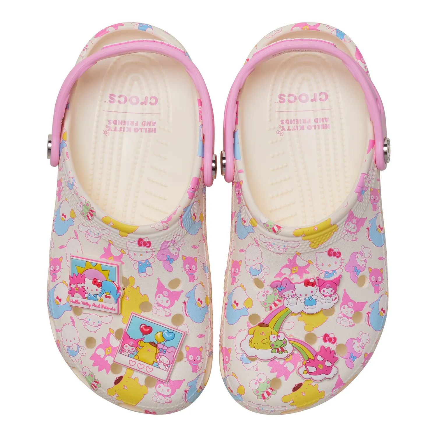 Hello Kitty and Friends x Crocs Kids Pastel Classic Clog barnesko flerfarget