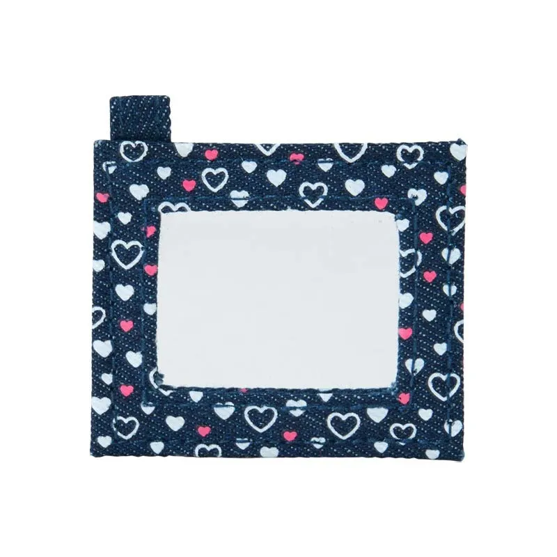 Hello Kitty U*SA*HA*NA Mini Zipper Denim Pouch sminkepung med speil