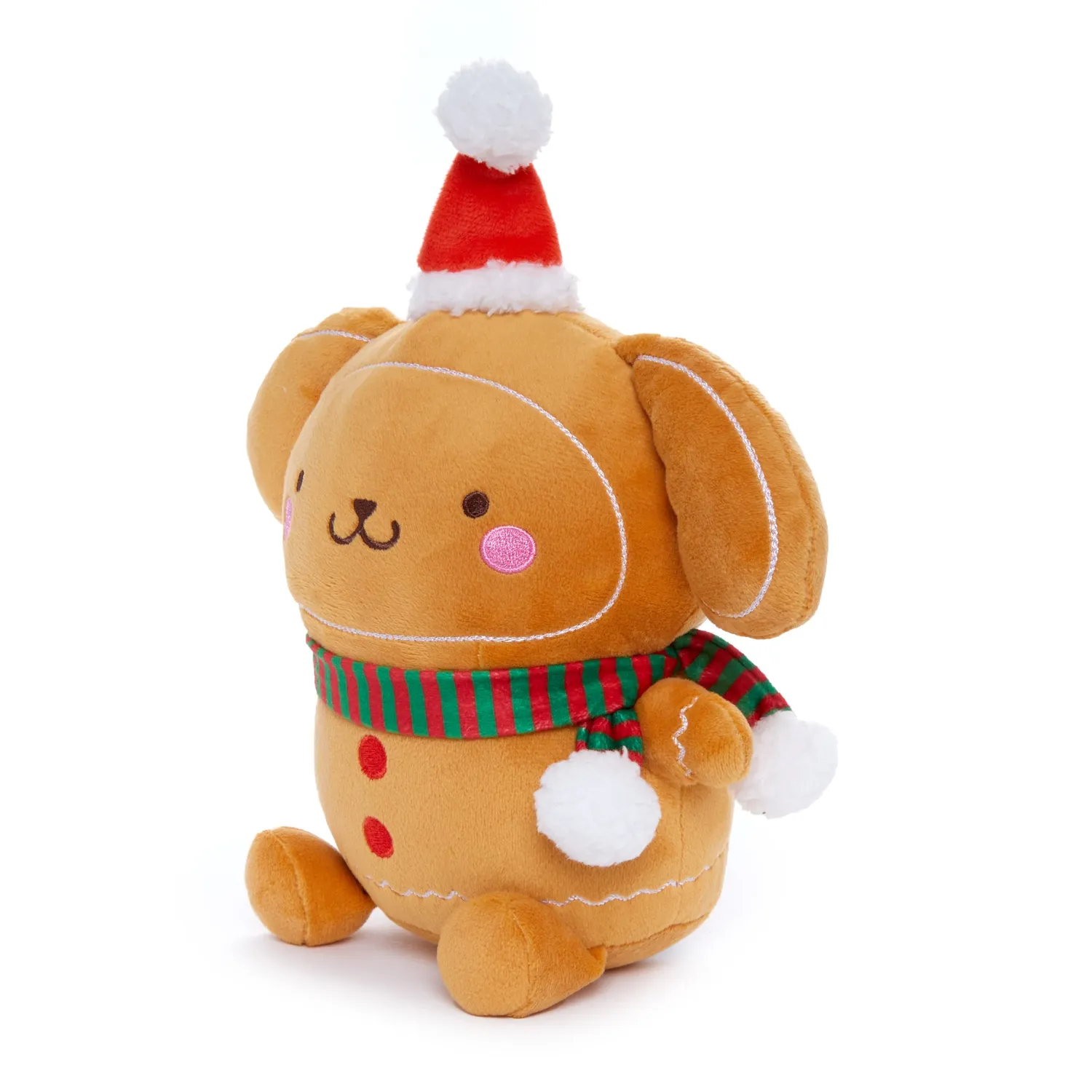 Hello Kitty Holiday Gingerbread Friends Pompompurin plysjbamse 18 cm