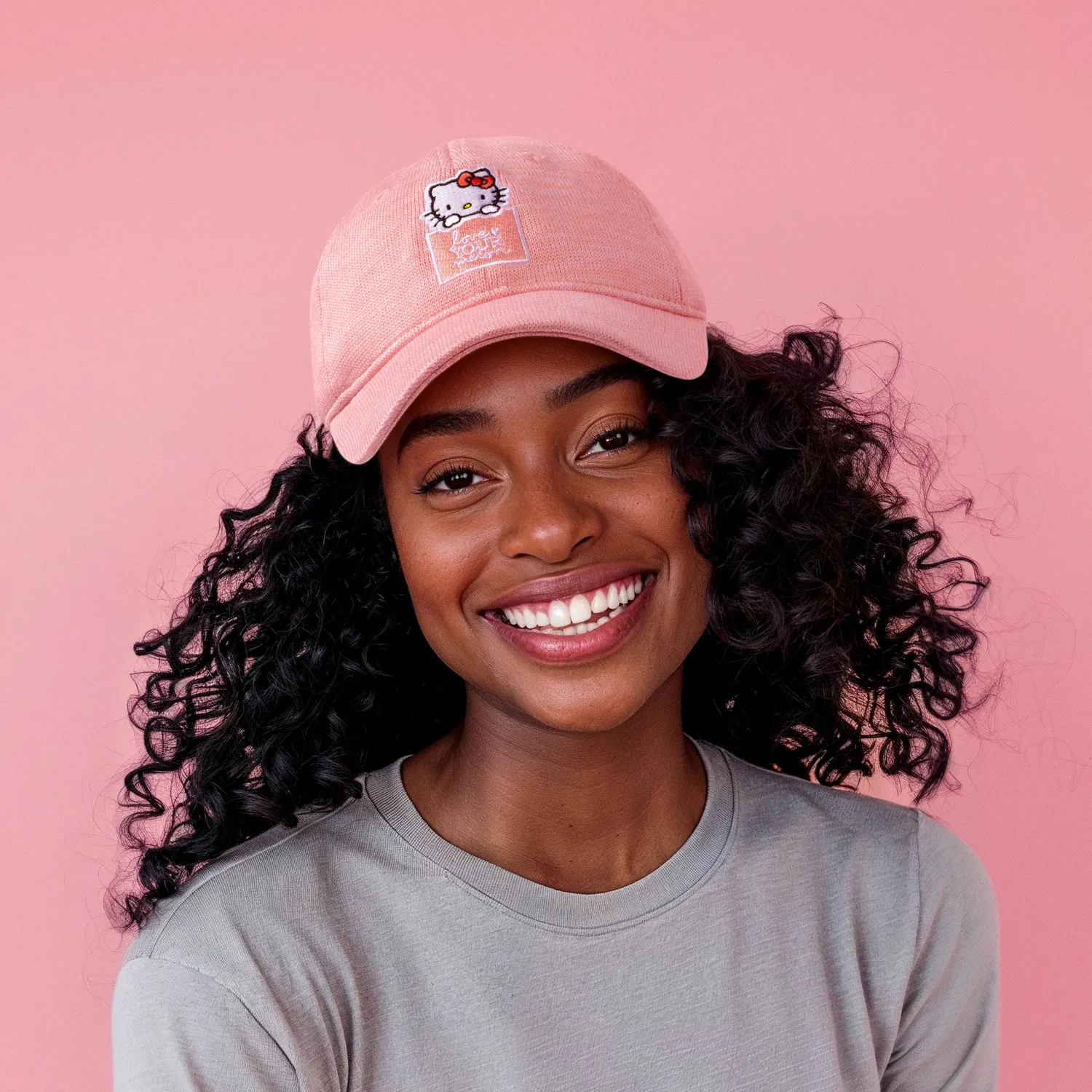 Hello Kitty x Love Your Melon Speckled Hero Cap caps rosa UPF 50+