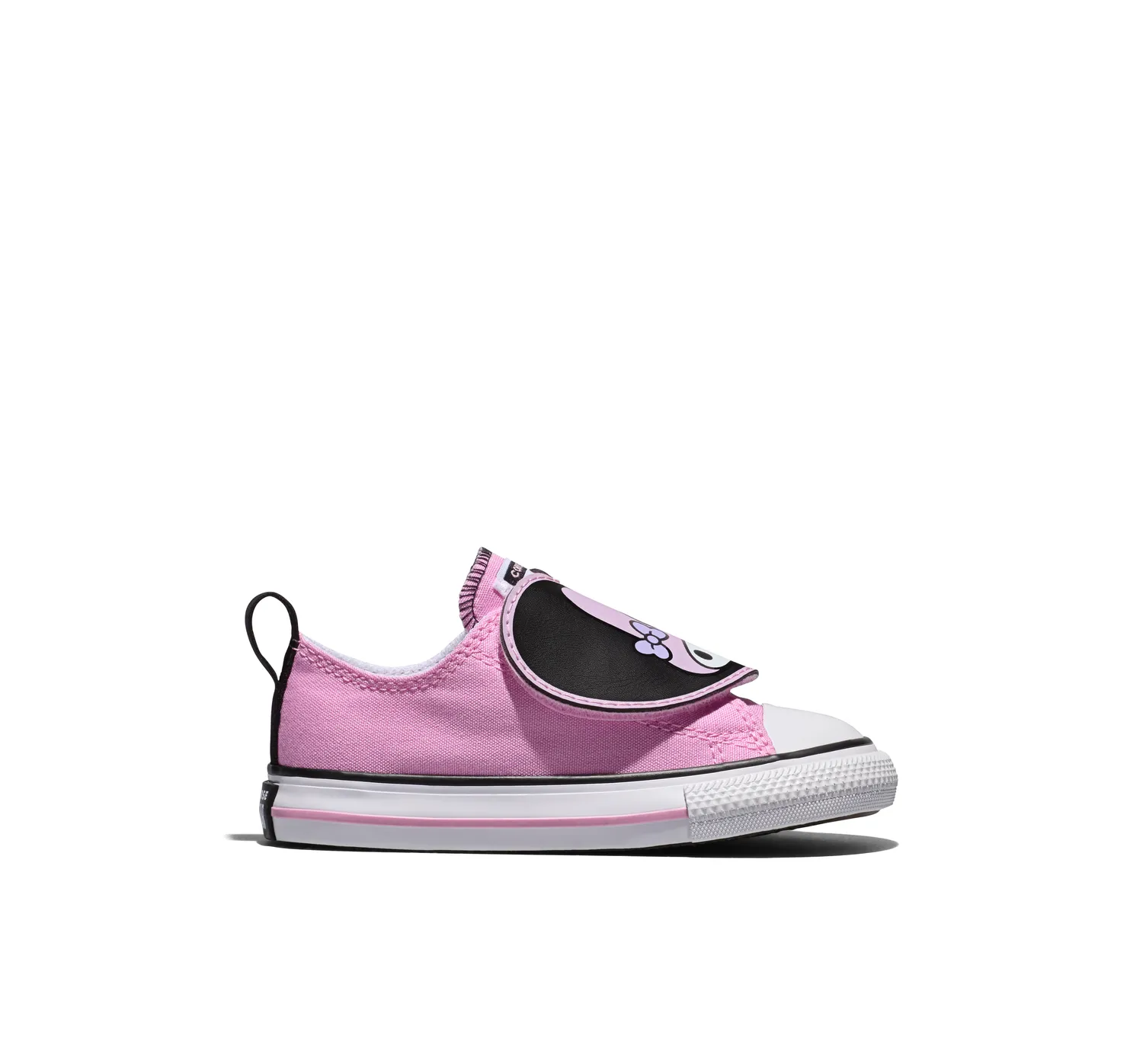 Converse x My Melody & Kuromi Chuck Taylor All Star One Strap Easy-On sko toddler svart rosa brun
