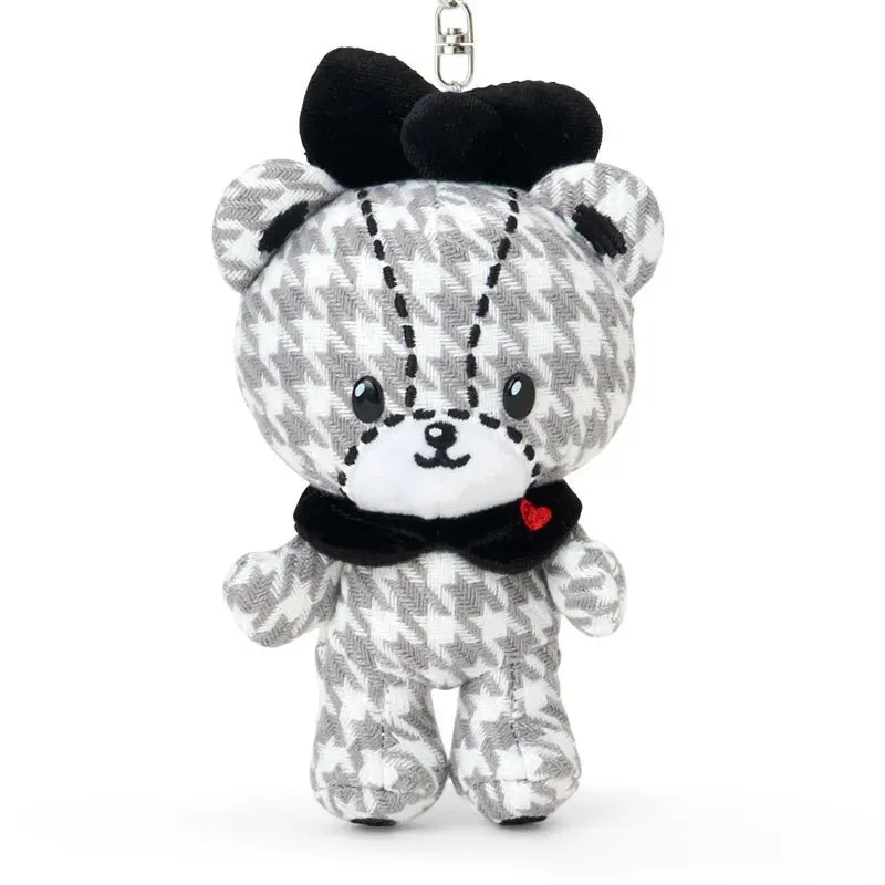Hello Kitty Tiny Chum Plush Mascot Keychain Monochrome Birthday Twins plysjanheng