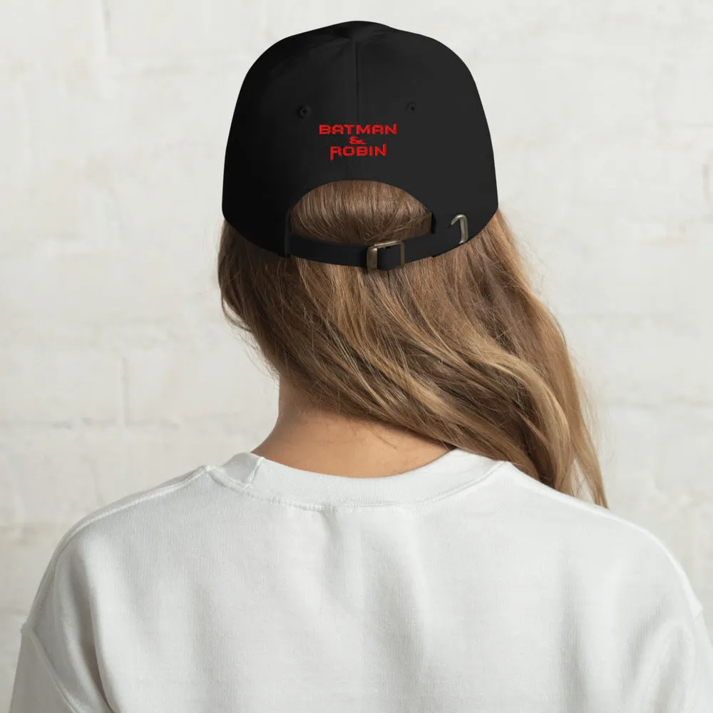 Batman & Robin Logo caps svart brodert
