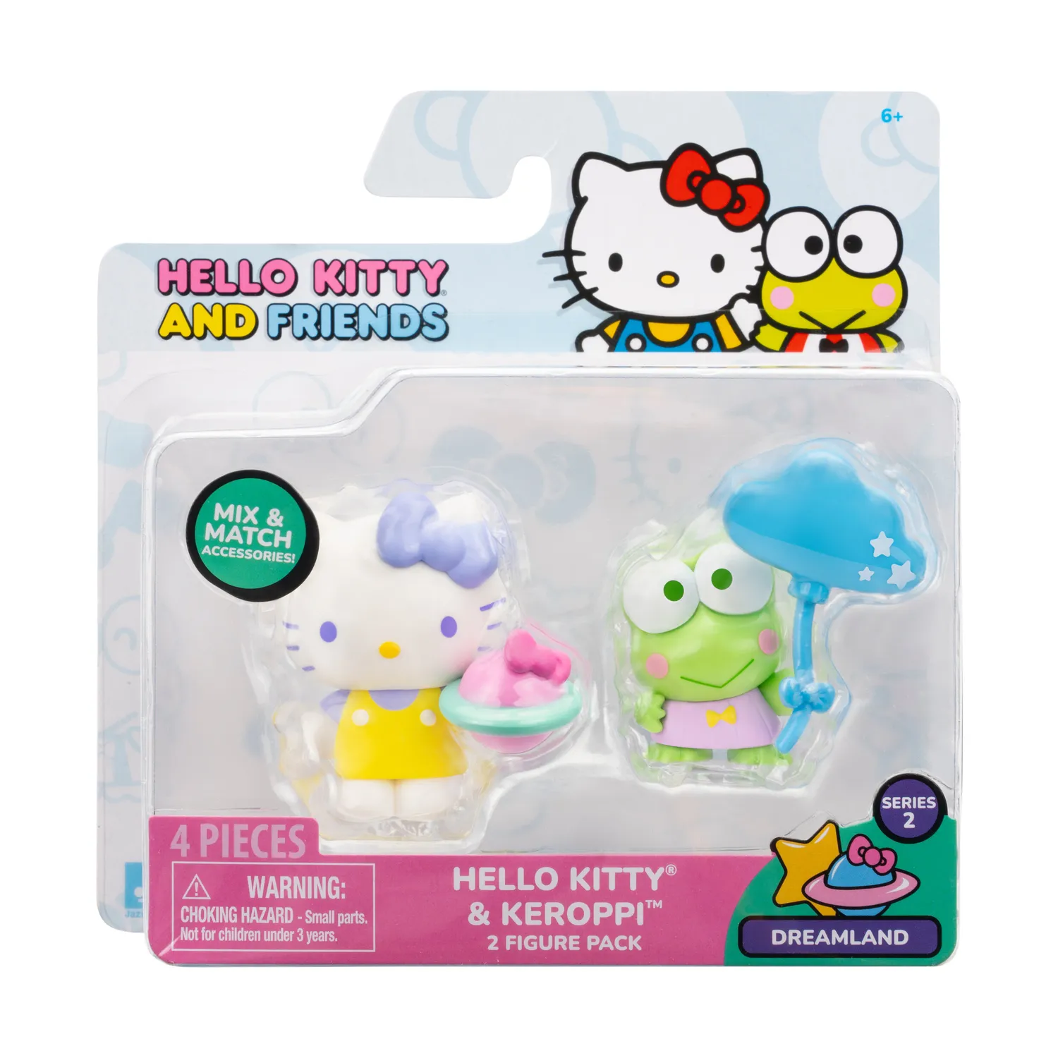 Hello Kitty and Friends Series 2 Dreamland figursett 2-pakning