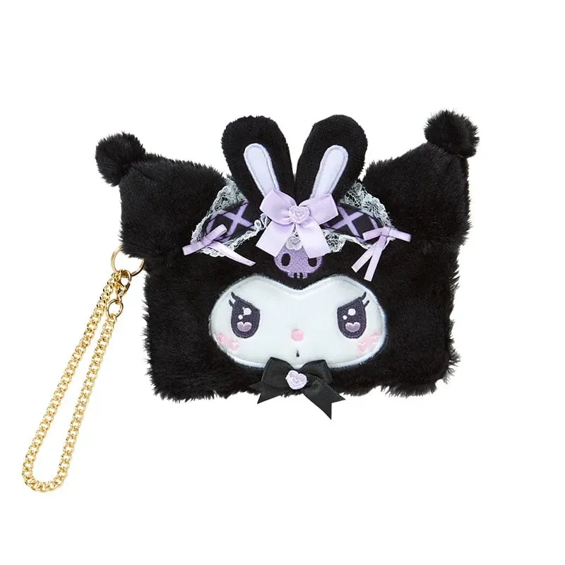 Hello Kitty Kuromi Plush Card Case (Ribbon Party Series) kortholder med vindu