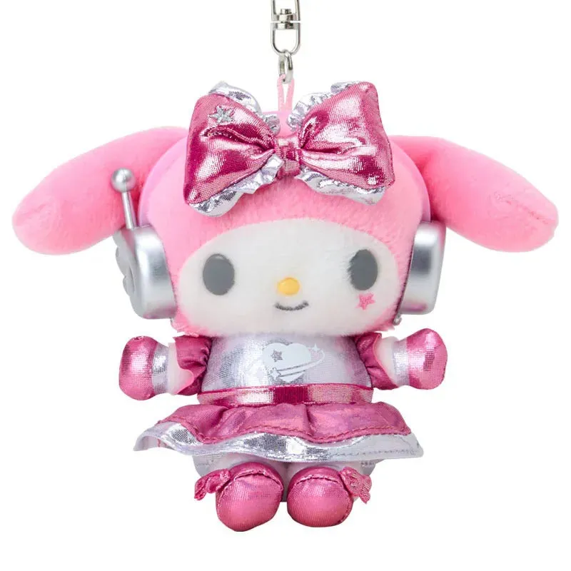 Hello Kitty Tokimeki Planet My Melody plysjnøkkelring 5 tommer
