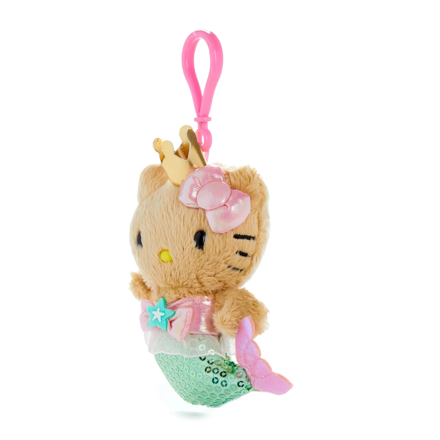 Hello Kitty Mermaid Shimmer Sun-Tanned Plush Mascot Clip koseklips