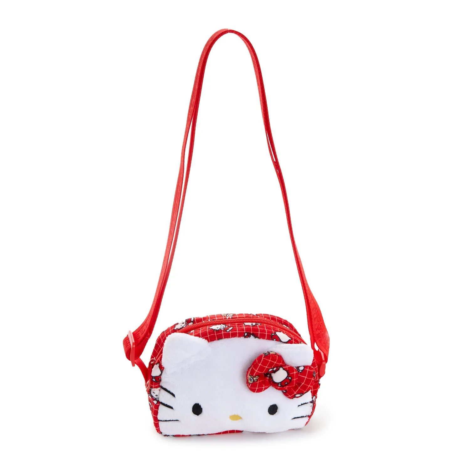 Hello Kitty Ruby Red Series Plush Crossbody Bag veske rød