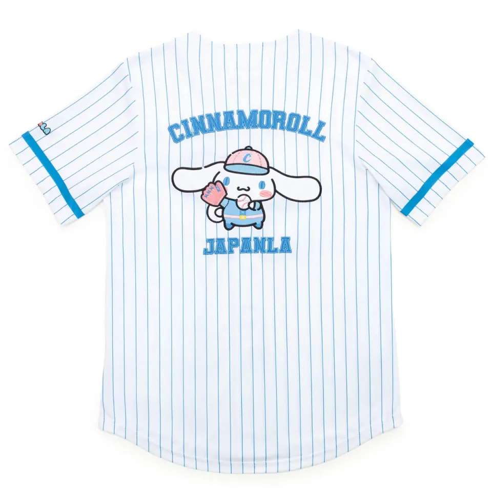Hello Kitty Cinnamoroll x JapanLA Baseball Jersey hvit