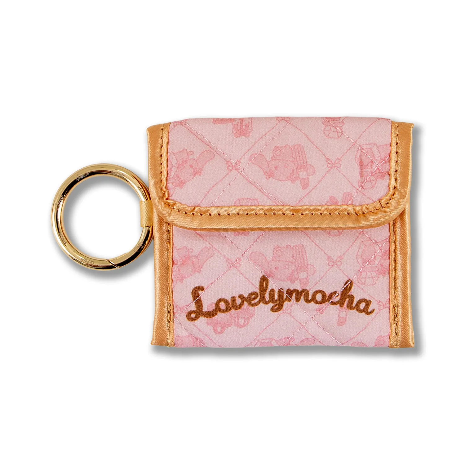 Hello Kitty Lovelymocha x Sonix Ear Bud Pouch quiltet etui