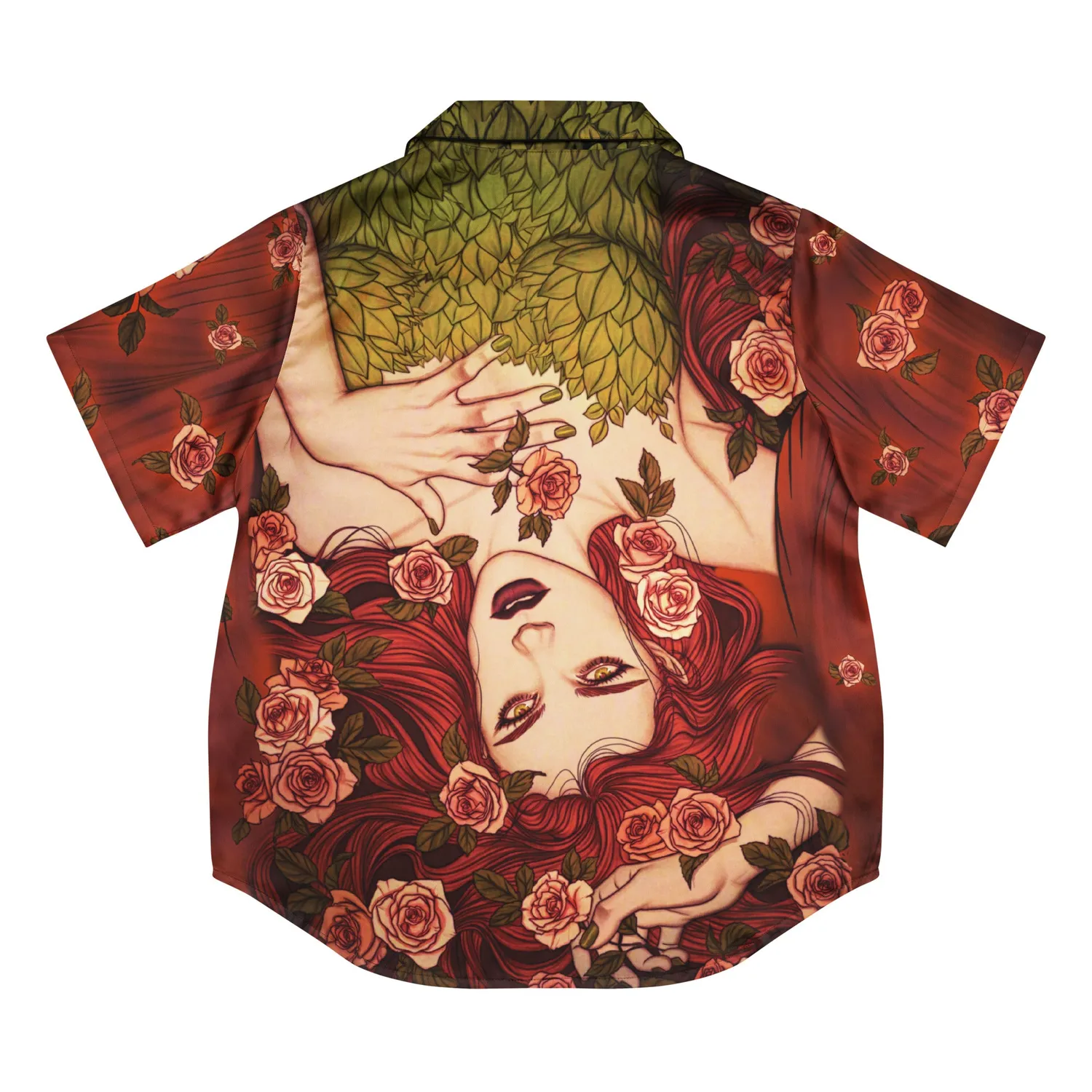 Batman Poison Ivy Pretty Poison pysjamasoverdel kortermet XS–2XL sateng