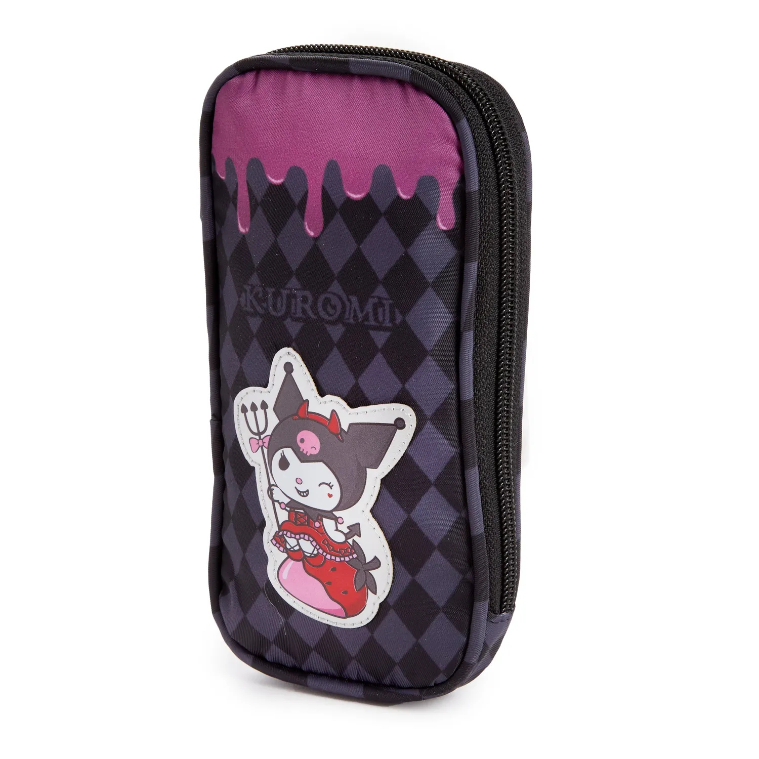 Hello Kitty Strawberry Treat Kuromi reiseetui med lommer