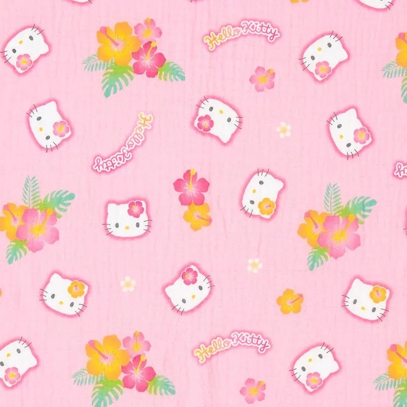 Hello Kitty Hibiscus Kitty gauzepledd 37 x 62 tommer bomull