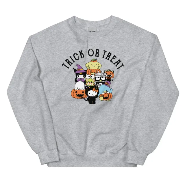 Hello Kitty and Friends Trick or Treat Classic crewneck-genser Forest Moss