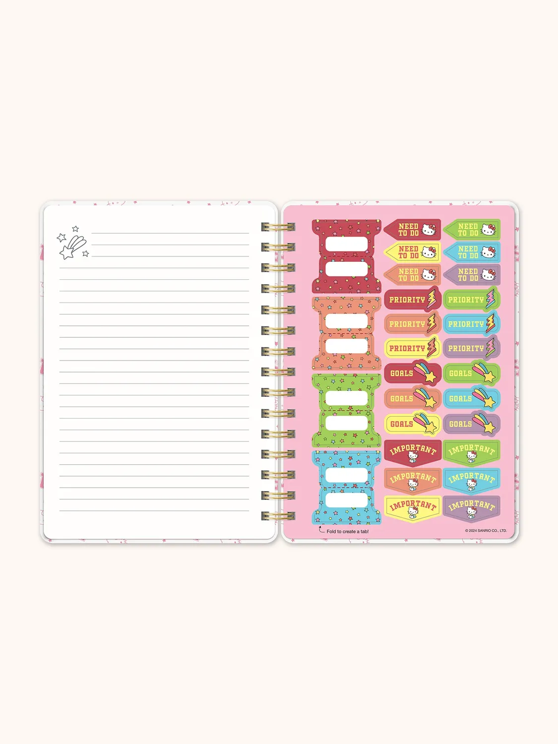 Hello Kitty x Studio Oh! College Letters Agatha notatbok