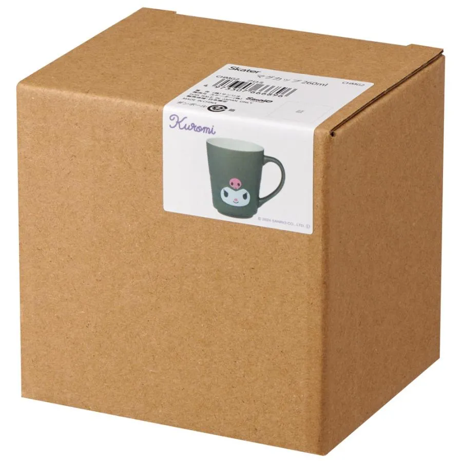 Hello Kitty Kuromi Face Ceramic Diner Mug krus