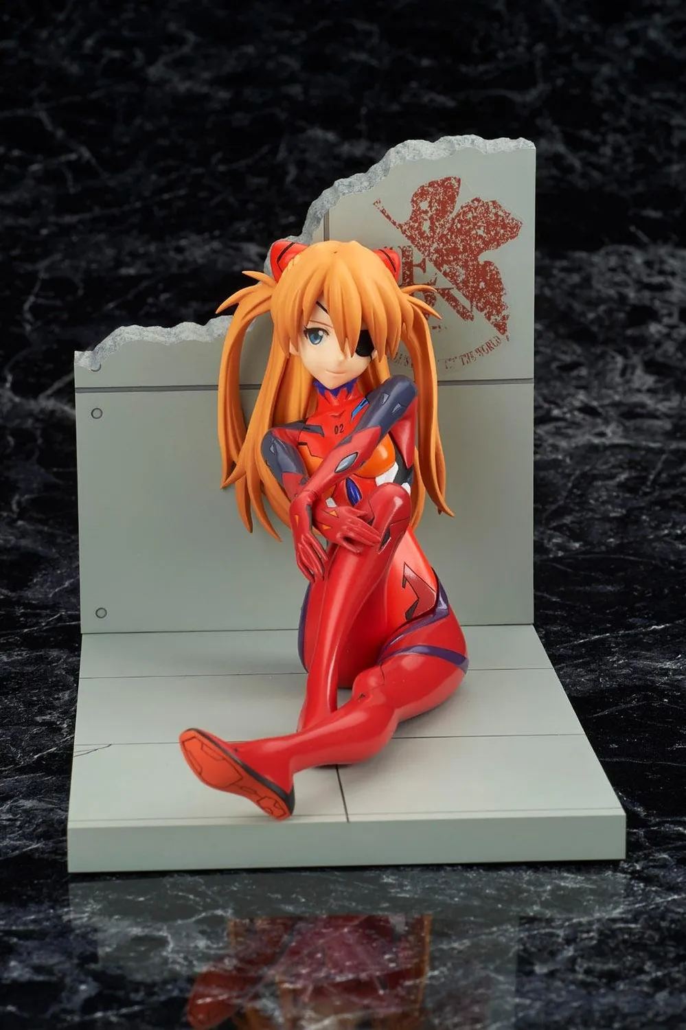 Manga Mania Evangelion Asuka Langley Plugsuit-figur 11,5 cm