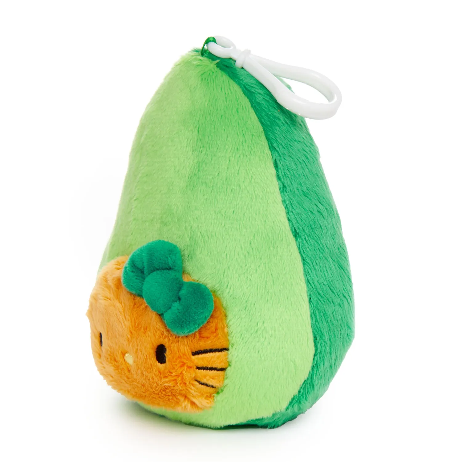 Hello Kitty Fruit & Veggie Series Avocado Plush Mascot Clip plysjklips