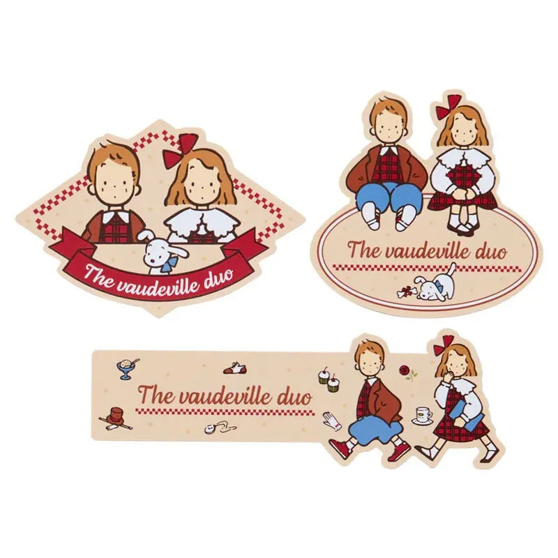 Hello Kitty Friendly Pair The Vaudeville Duo klistremerker 16 stk folie