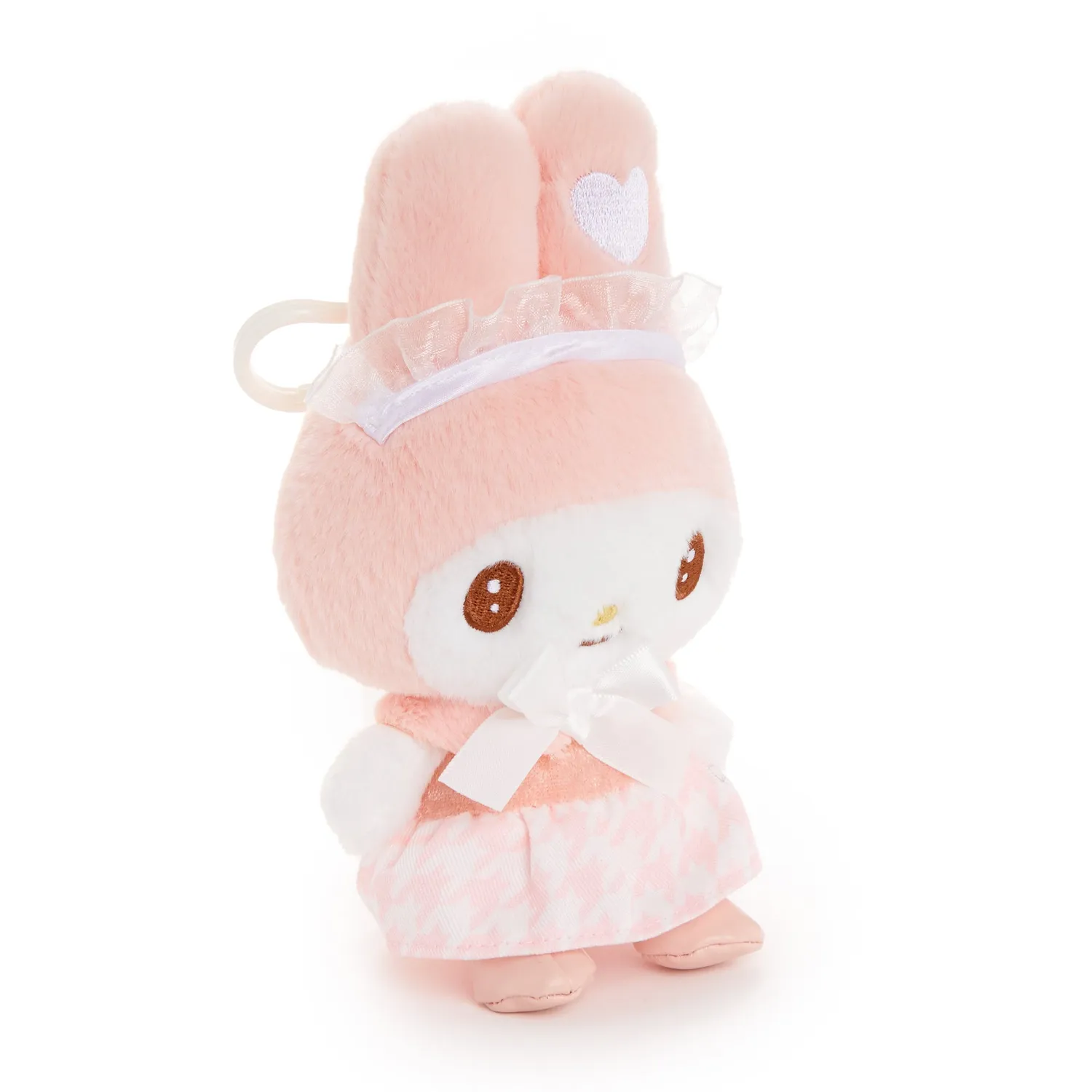 Hello Kitty My Melody Plush Mascot Charm kosedyranheng med volanger