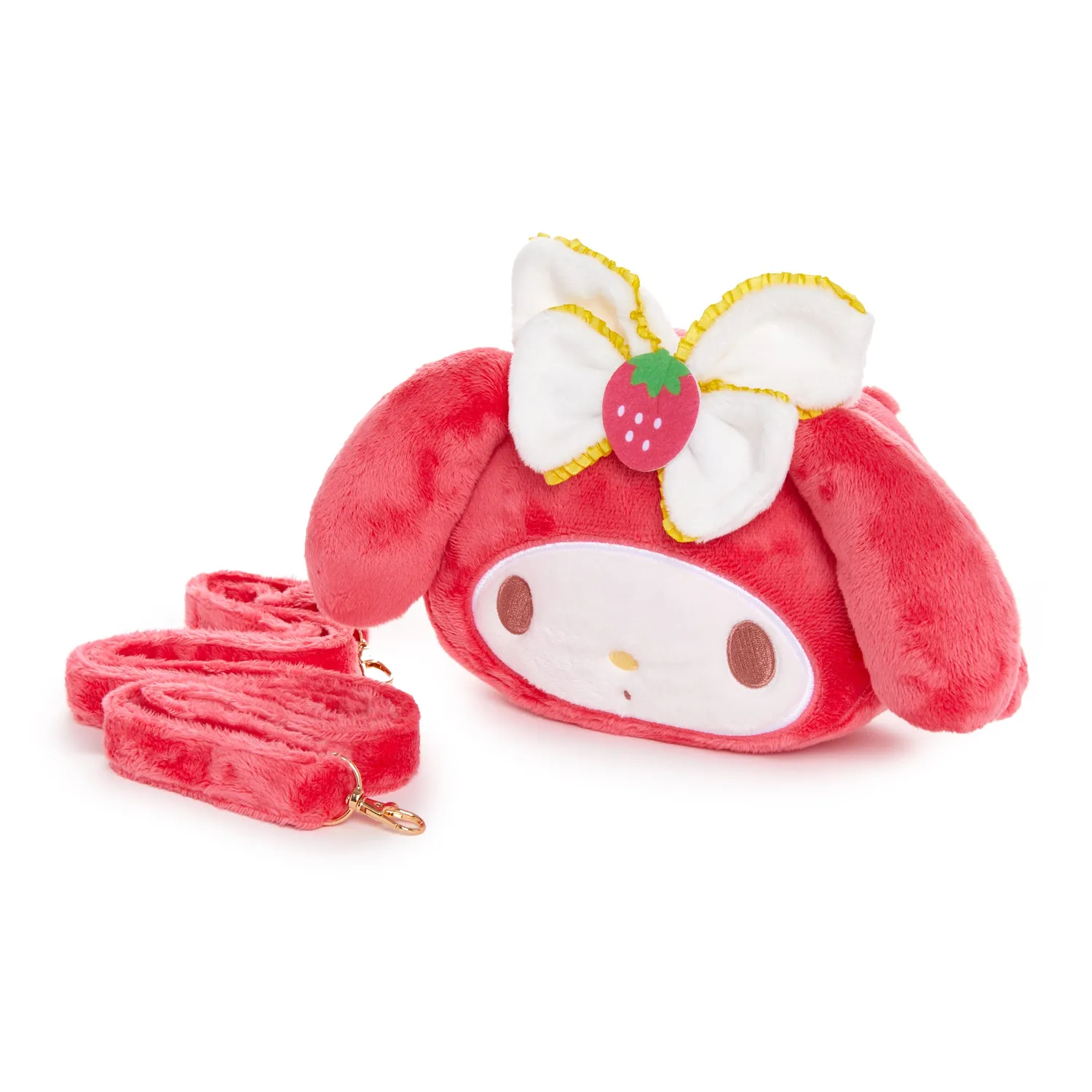 Hello Kitty Strawberry News 50th Anniversary My Melody skulderveske plysj