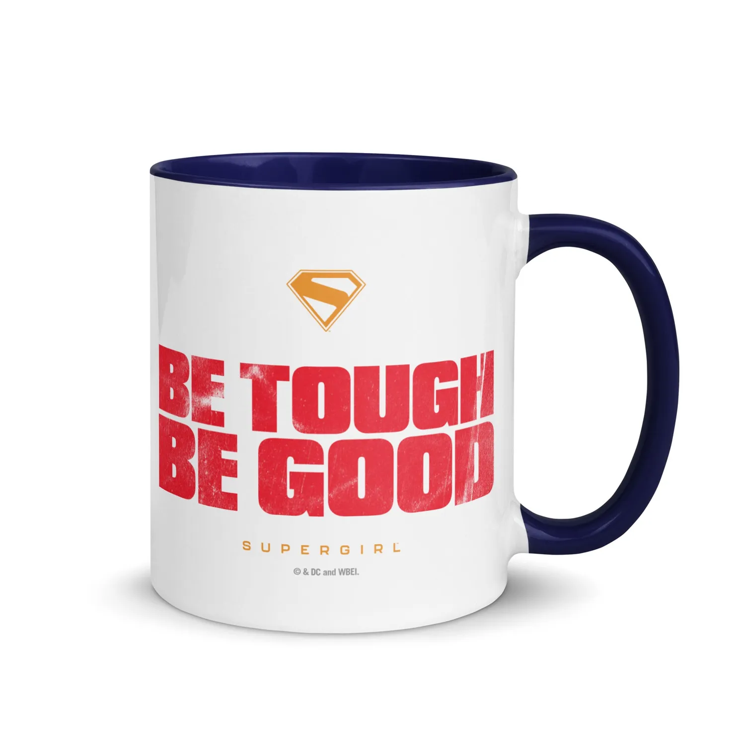 Batman Supergirl Be Tough Be Good krus 11 oz keramikk farget innside