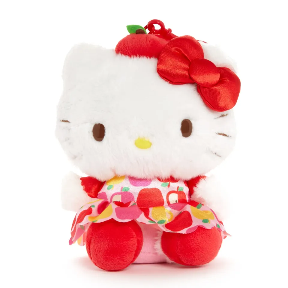 Hello Kitty 5 Apples Tall kosedyrmaskot med klips