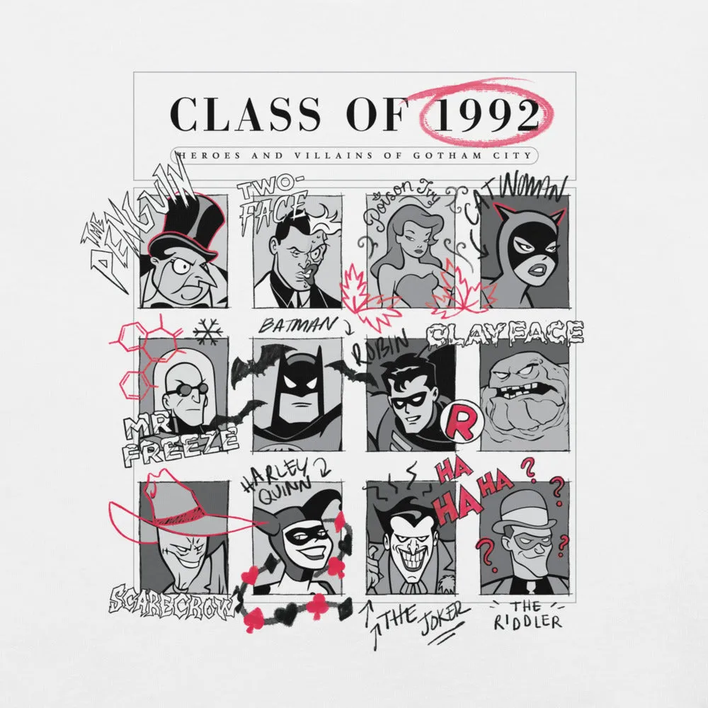Batman: The Animated Series Class of 1992 T-skjorte Army, Asphalt eller Cardinal