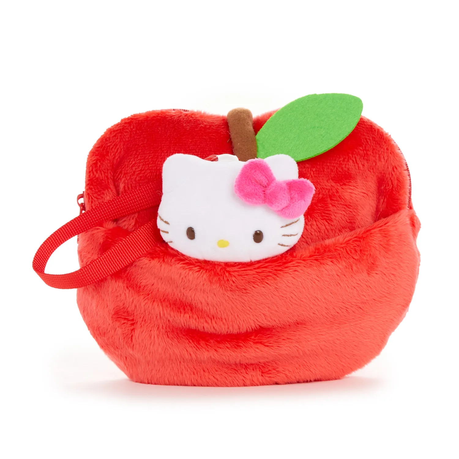 Hello Kitty 5 Apples Tall mini pung med uttrekkbar snor