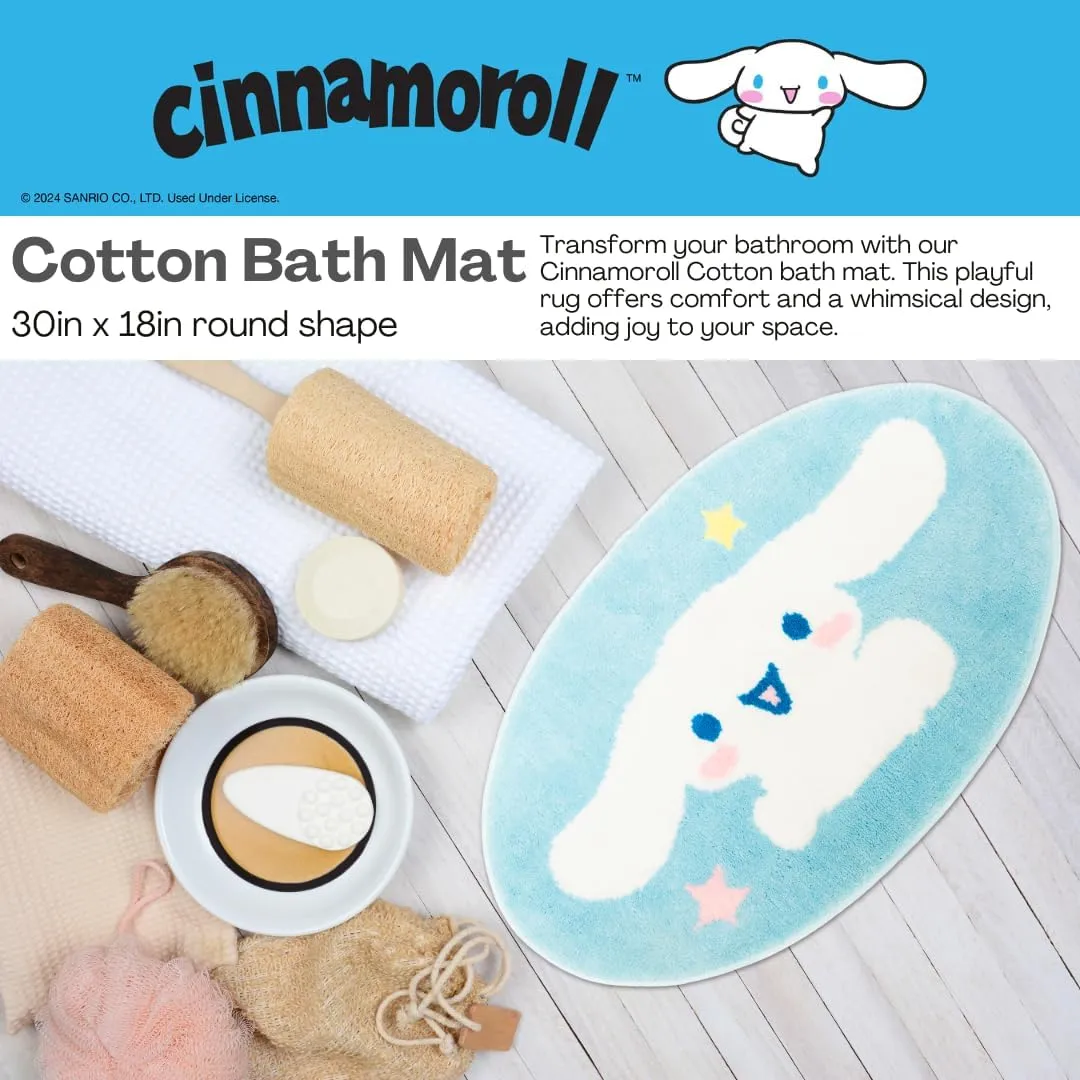 Hello Kitty Cinnamoroll Plush Bathroom Mat bomulls-badematte
