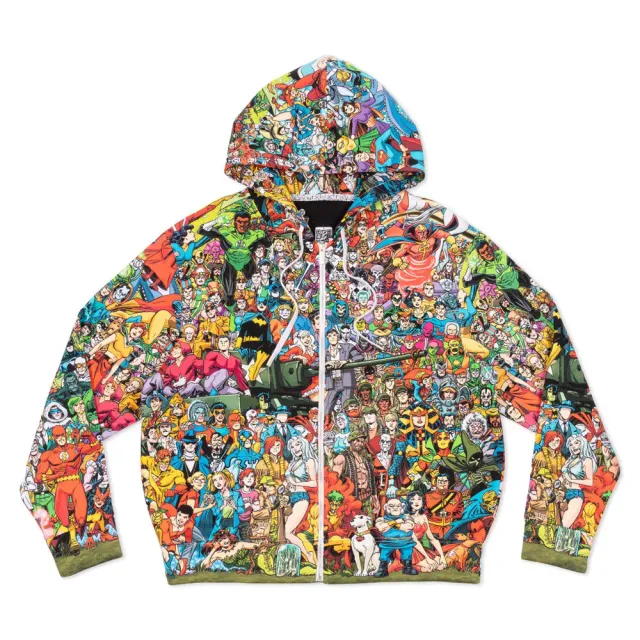 Batman DC Silver Age Zip Hoodie hettegenser Small 330 GSM