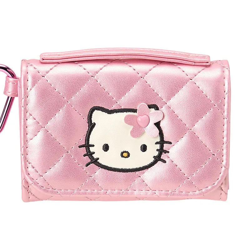 Hello Kitty Mini Quilt Series Pink Coin Purse rosa myntpung