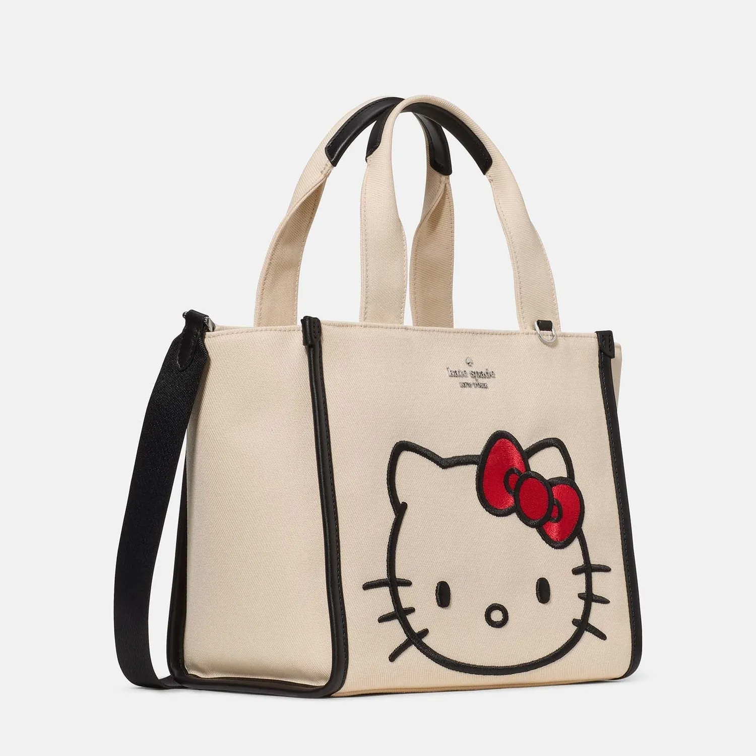 Hello Kitty x Kate Spade New York Kip canvasveske med skulderrem