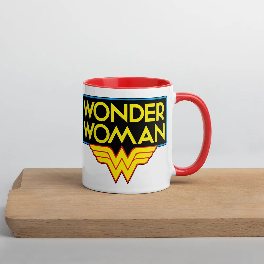 Batman WONDER WOMAN Amazonian Two-tone Mug krus 11 oz rød