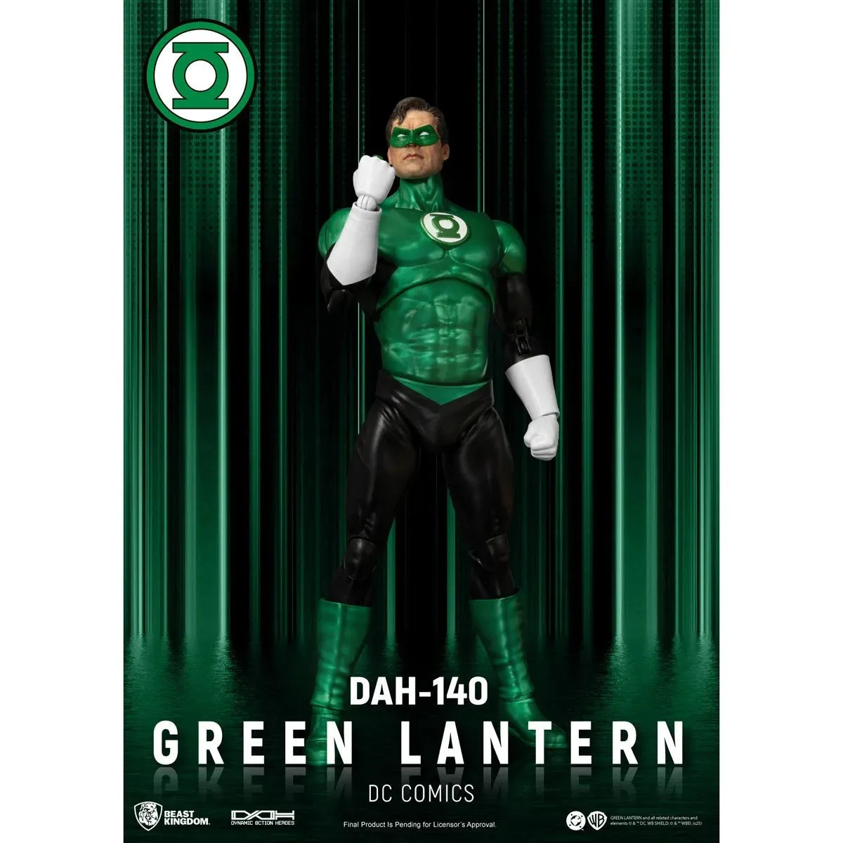 Green Lantern DAH-140 Dynamic 8ction Heroes actionfigur 8 tommer