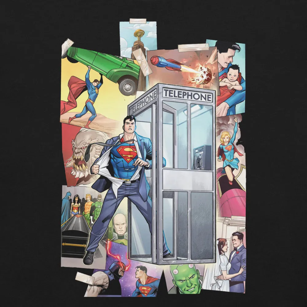 Batman SUPERMAN Mythos T-skjorte svart