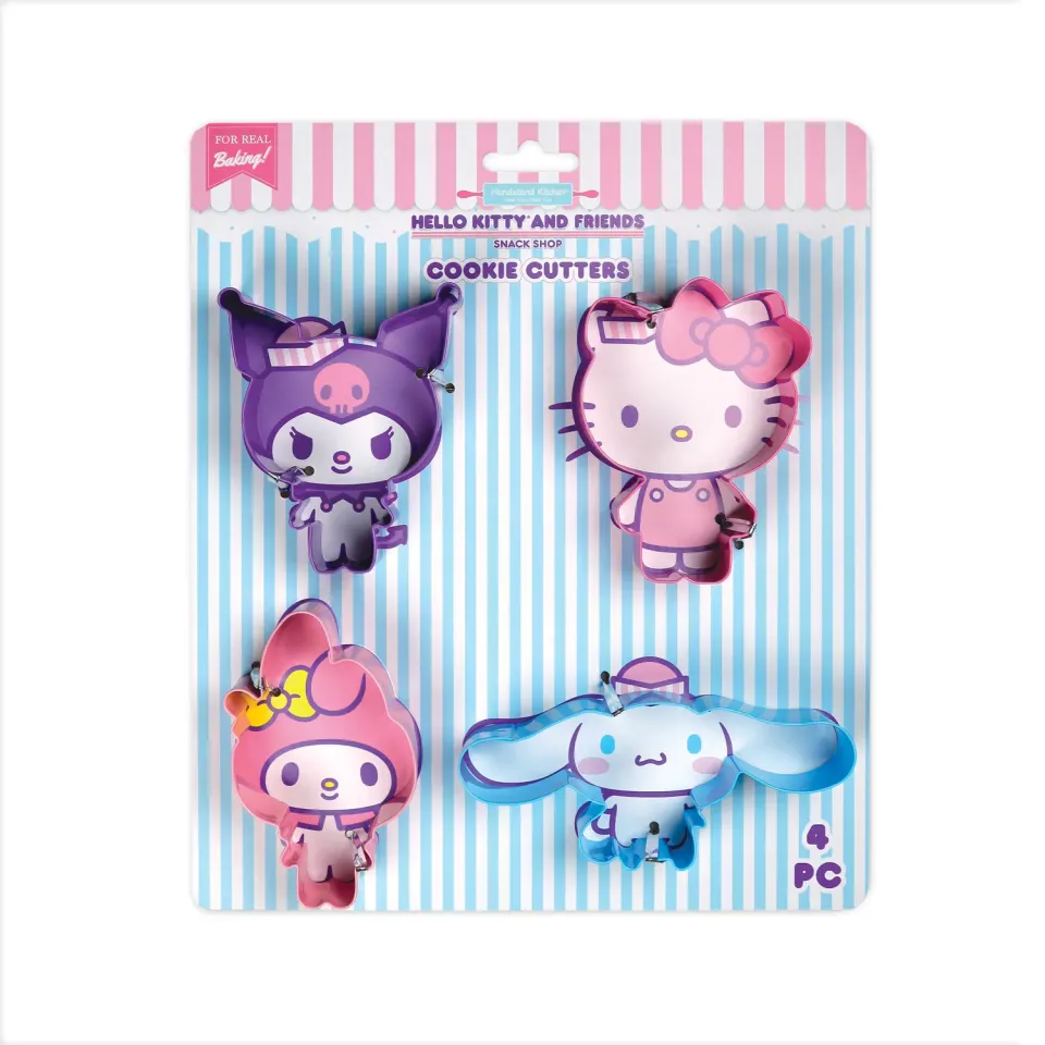 Hello Kitty and Friends Snack Shop Cookie Cutters kakeutstikkere 4 deler