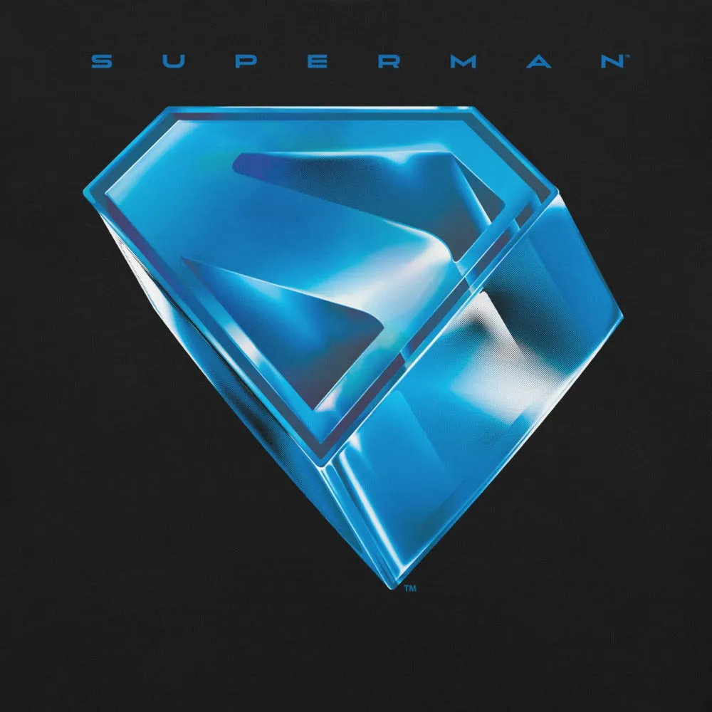 Batman SUPERMAN (2025 Movie) Stylized S-Shield t-skjorte svart
