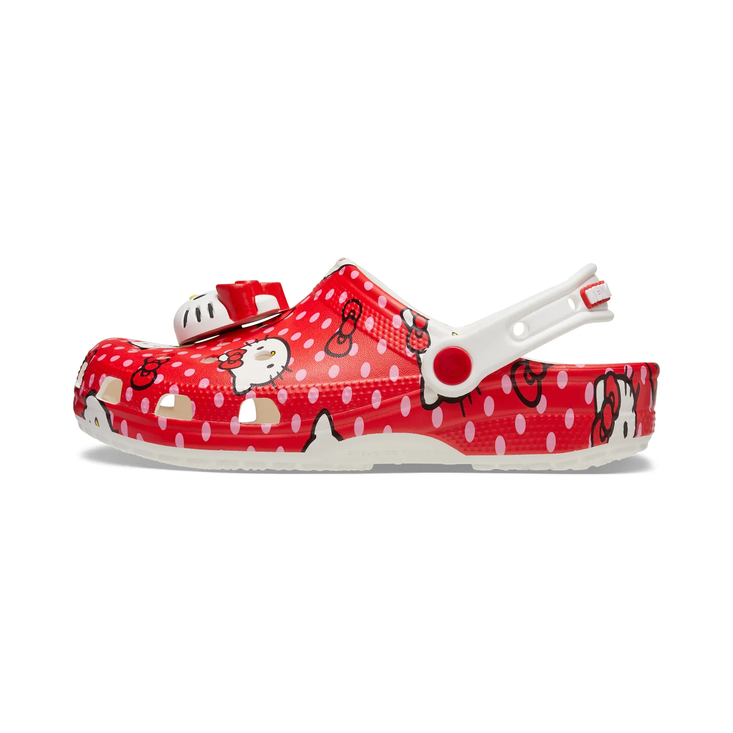 Hello Kitty x Crocs Adult Red Classic Clog sko rød