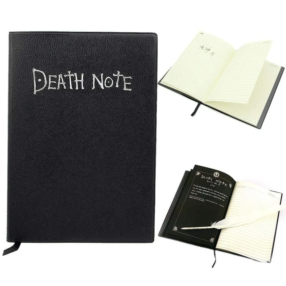 Neo Tokyo Death Note Notebook notatbok svart 15 x 20 cm