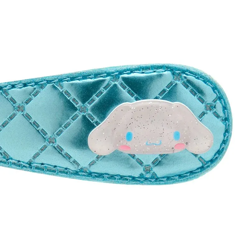 Hello Kitty Cinnamoroll 2-pc Quilted Hair Clip Set hårspenner 2-pakning metallisk