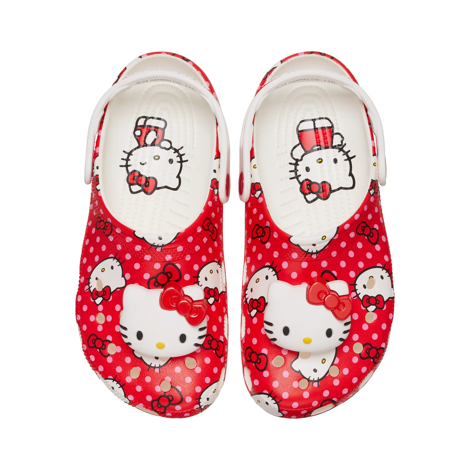 Hello Kitty x Crocs Adult Red Classic Clog sko rød